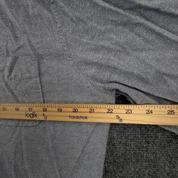 Barbour Tailored Fit Us Size Medium Blue Long Sleeve Button Up Shirt Pocket Logo - Picture 6 of 13